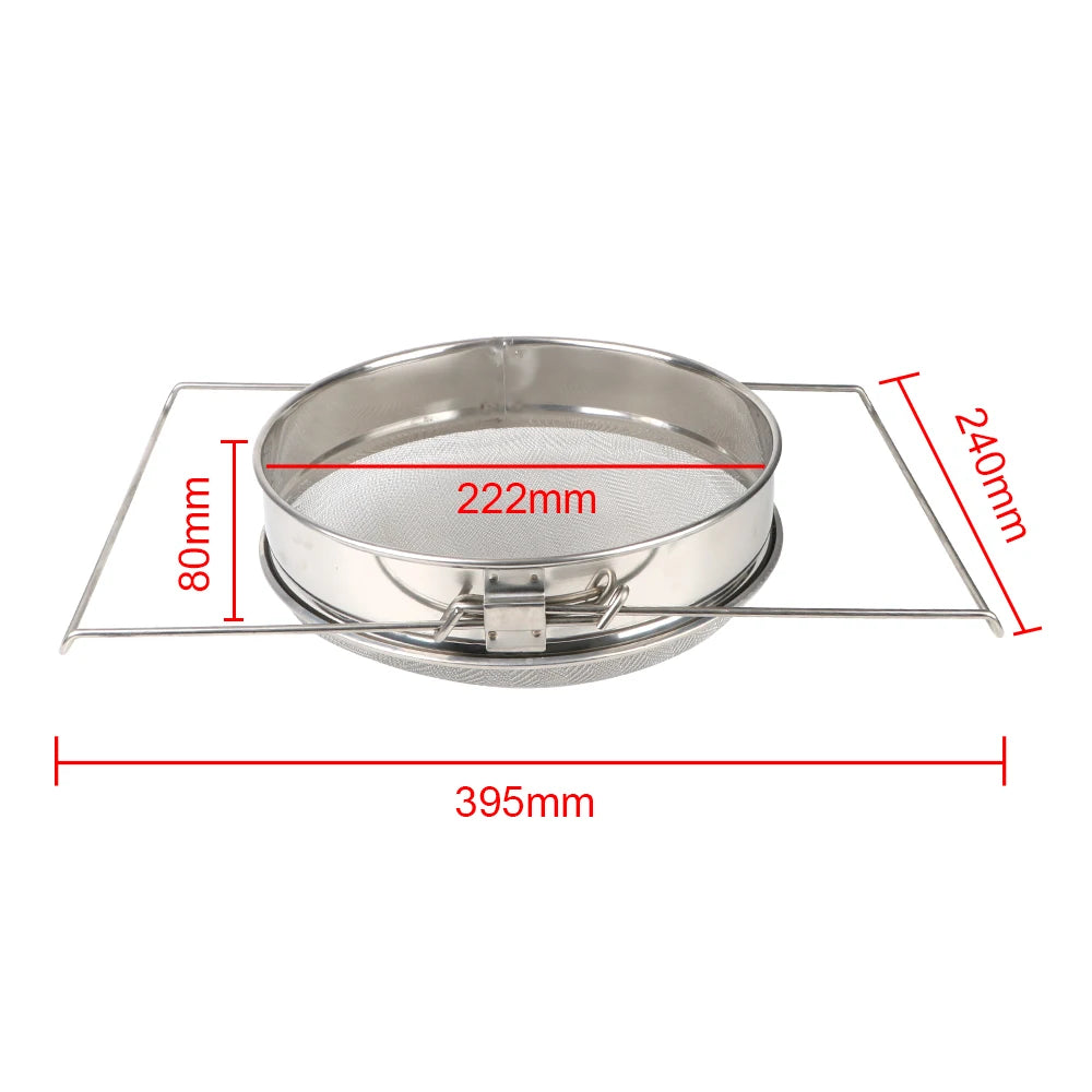 Beekeeping Double sieve strainer / Net  Honey Impurity Filter