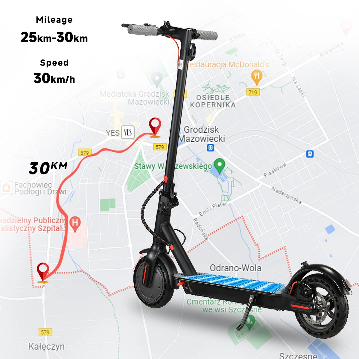 M365 Adult Electric Scooter 36v 10.4ah Escooter Kick Scooter with APP Lightweight Long Range 30km