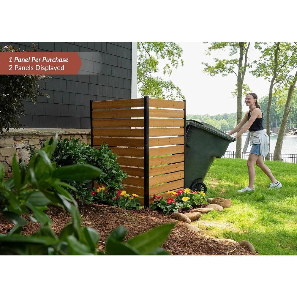 5ft H X 3.2ft W Concord Wood Outdoor Privacy Fence Screen (1-Panel)