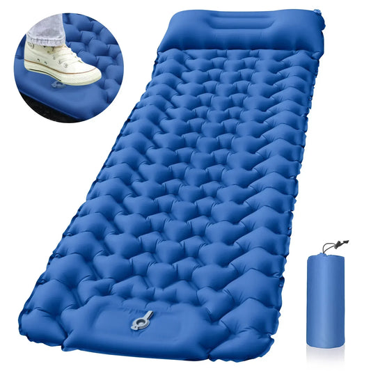 Outdoor Sleeping Pad Camping /Hiking Inflatable Mattress with Pillows