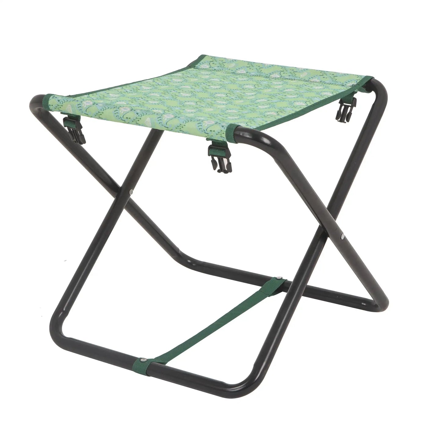 Green Expert Gardener Folding Gardening Stool with Detachable Tote