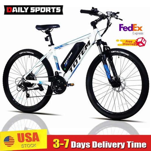 Electric Bike 350W Motor 36V 10.4Ah Removable Battery