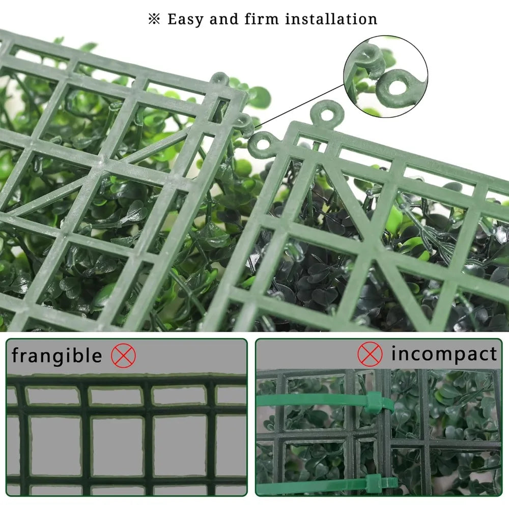 Artificial Ivy Privacy Fence Screen,40"x120" (33.33 sq ft)  Wall Panels for Patio Balcony, Garden